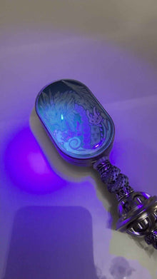 Groove Titanium Stainless Steel + Planet Lanyard Bead