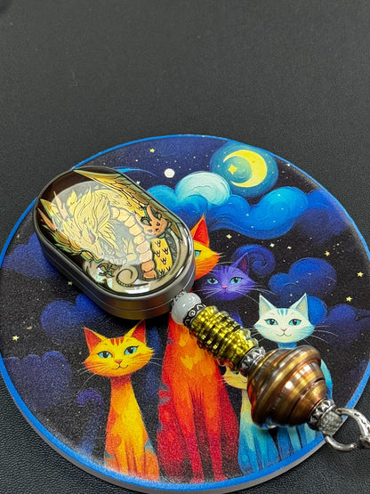 Dragon Rhythm + Planet Titanium Mokume