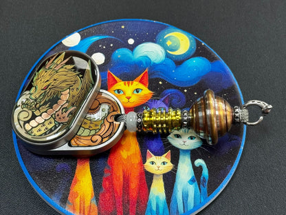 Dragon Rhythm + Planet Titanium Mokume