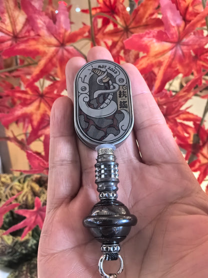 Groove Pro-Fu Yao Titanium + Planet Lanyard Bead