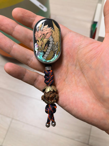 Couture Dragon Rhythm Turboglow MOP Resin-Sealed