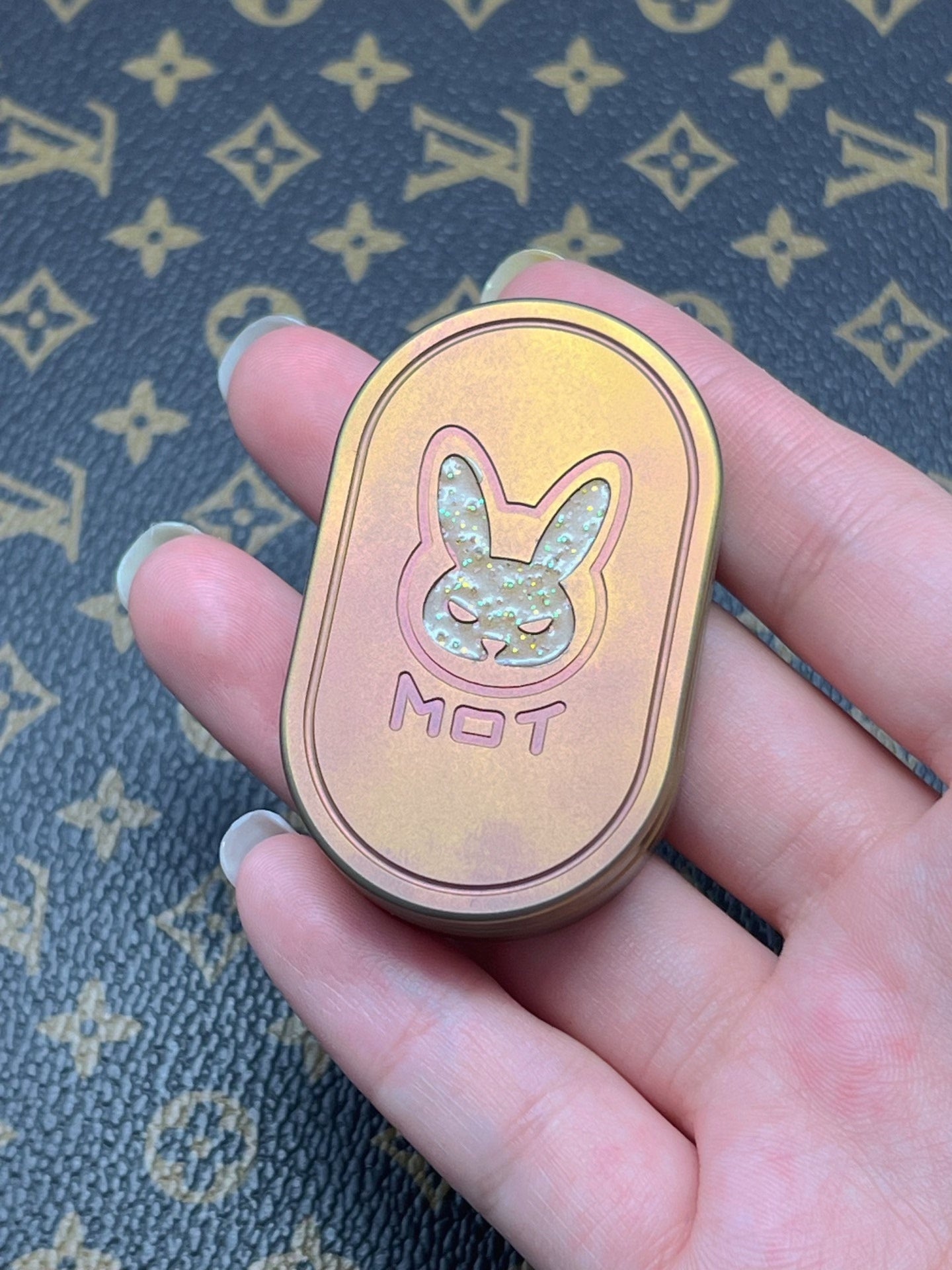 Rhythm Slider Titanium Gold Pink