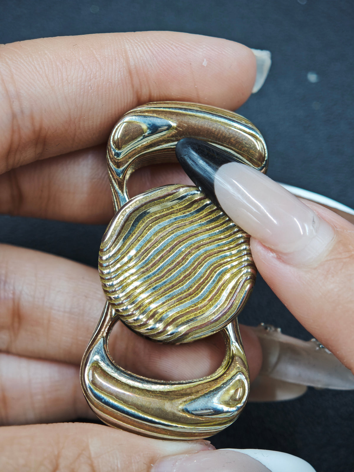 Two-Leaf Horizon Mokume