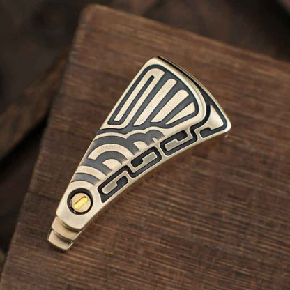 Peacock Feather Brass