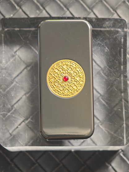 Brocade & Azure Paperweight Zirconium