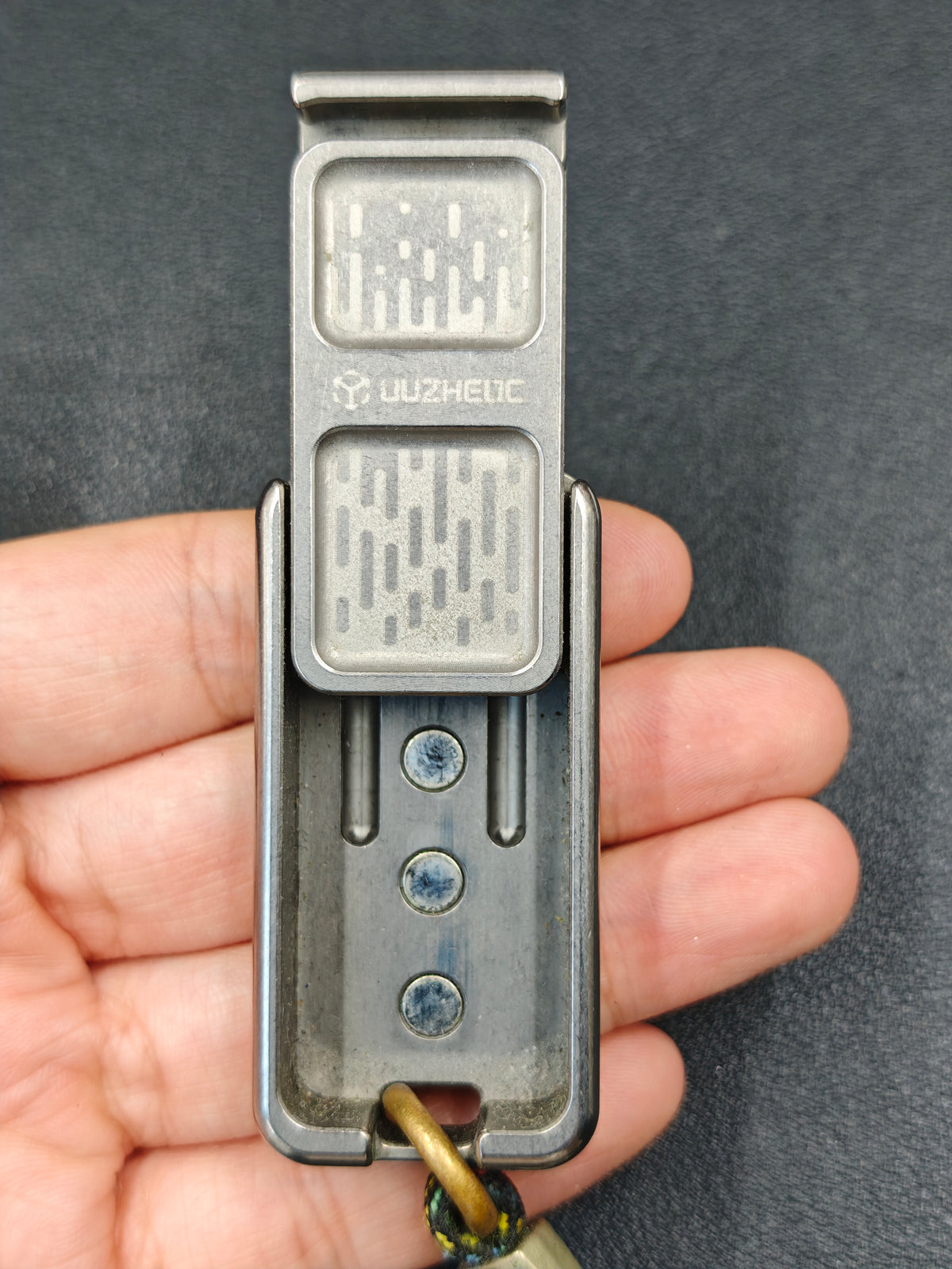 Pop Up Stainless Steel Stonewashed