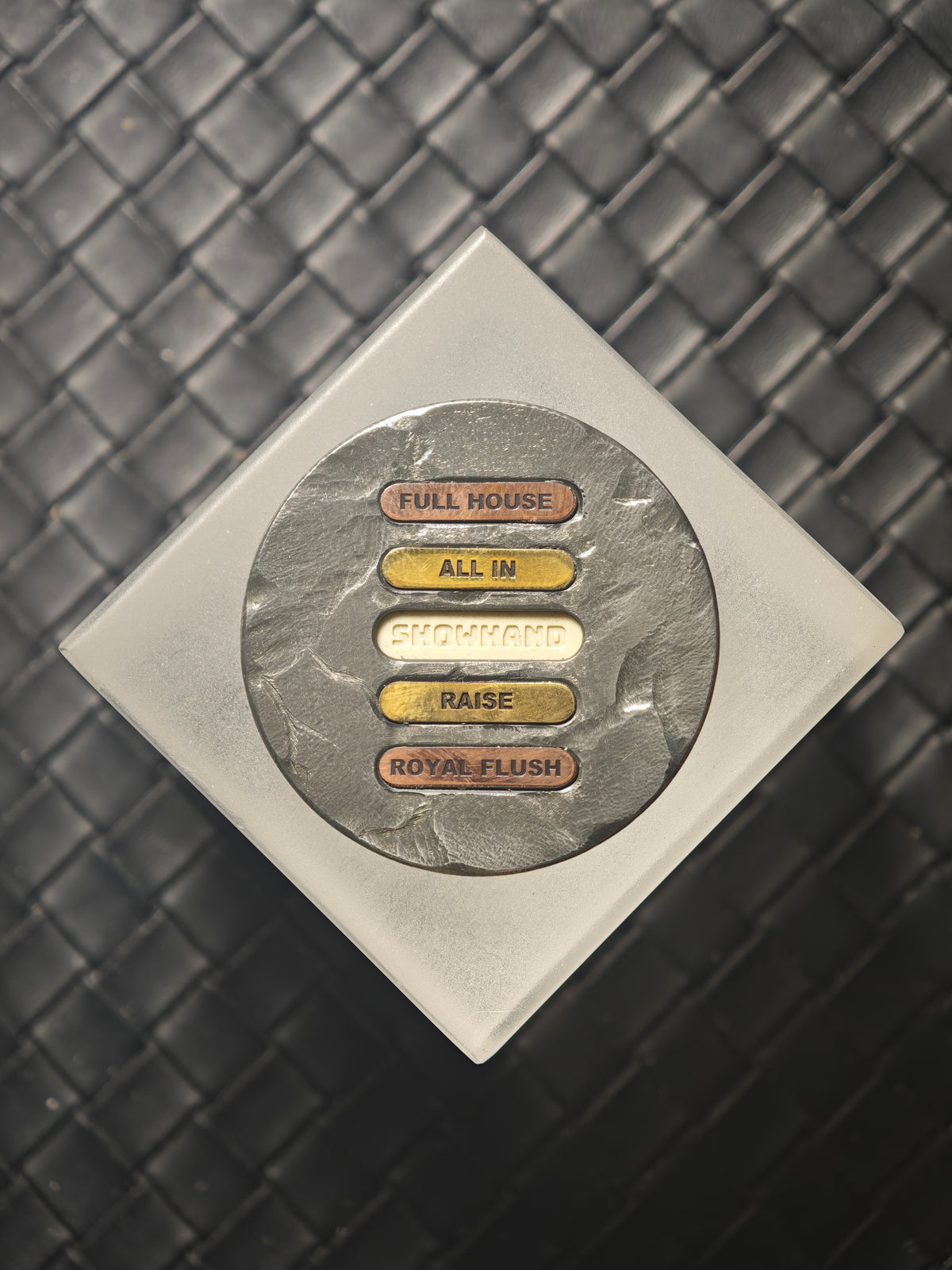 All In Stainless Steel Stone Textured