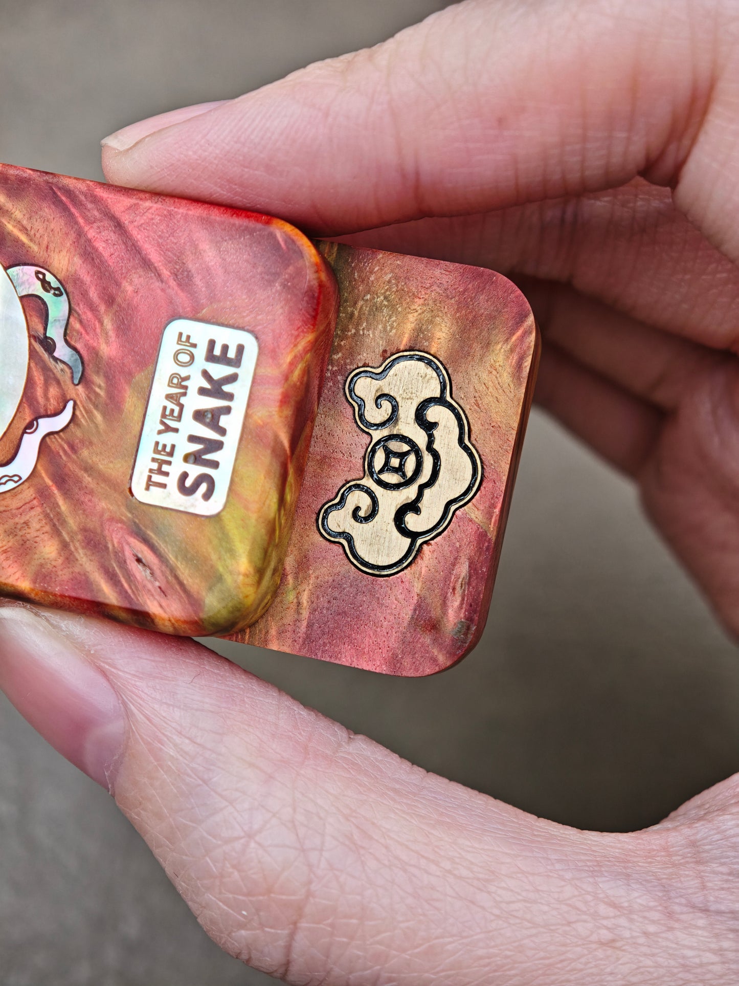 Fortune Serpent Stabilized wood