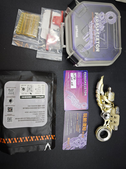 EXOSKELETON G10 Yellow Grey White Bone Core Stainless Steel