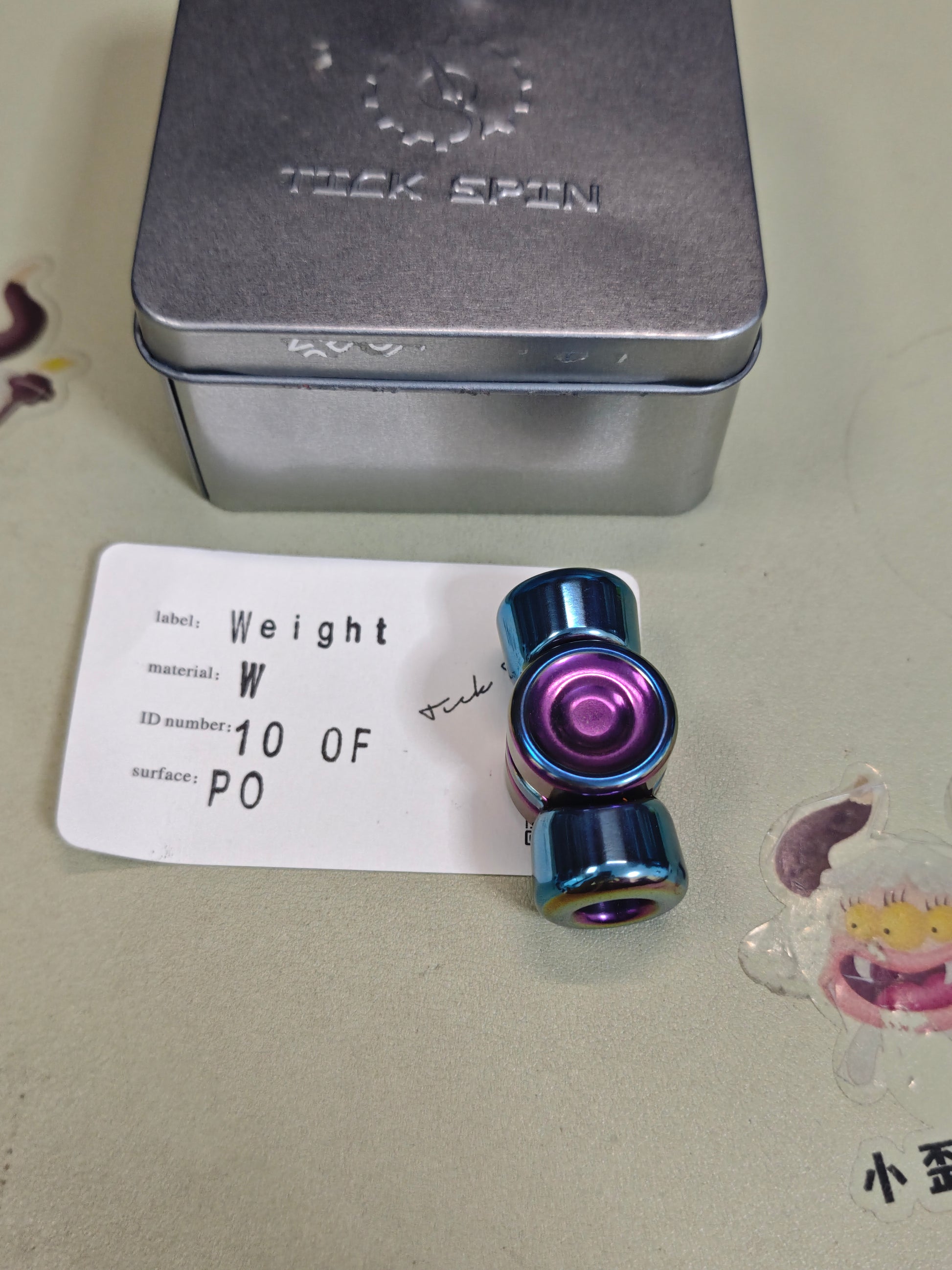 Spin Tungsten