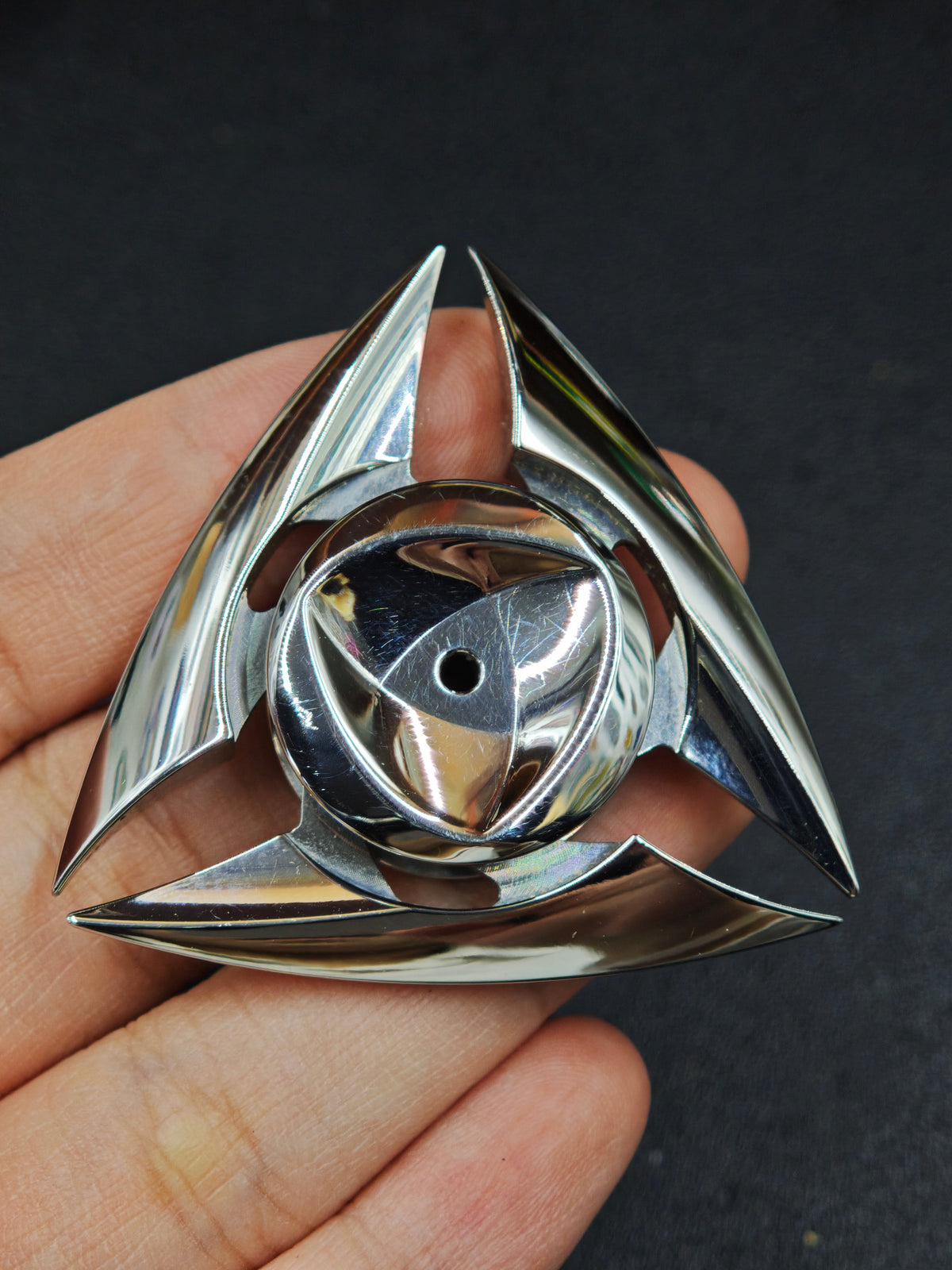 Pinwheel Stainless Steel Polished