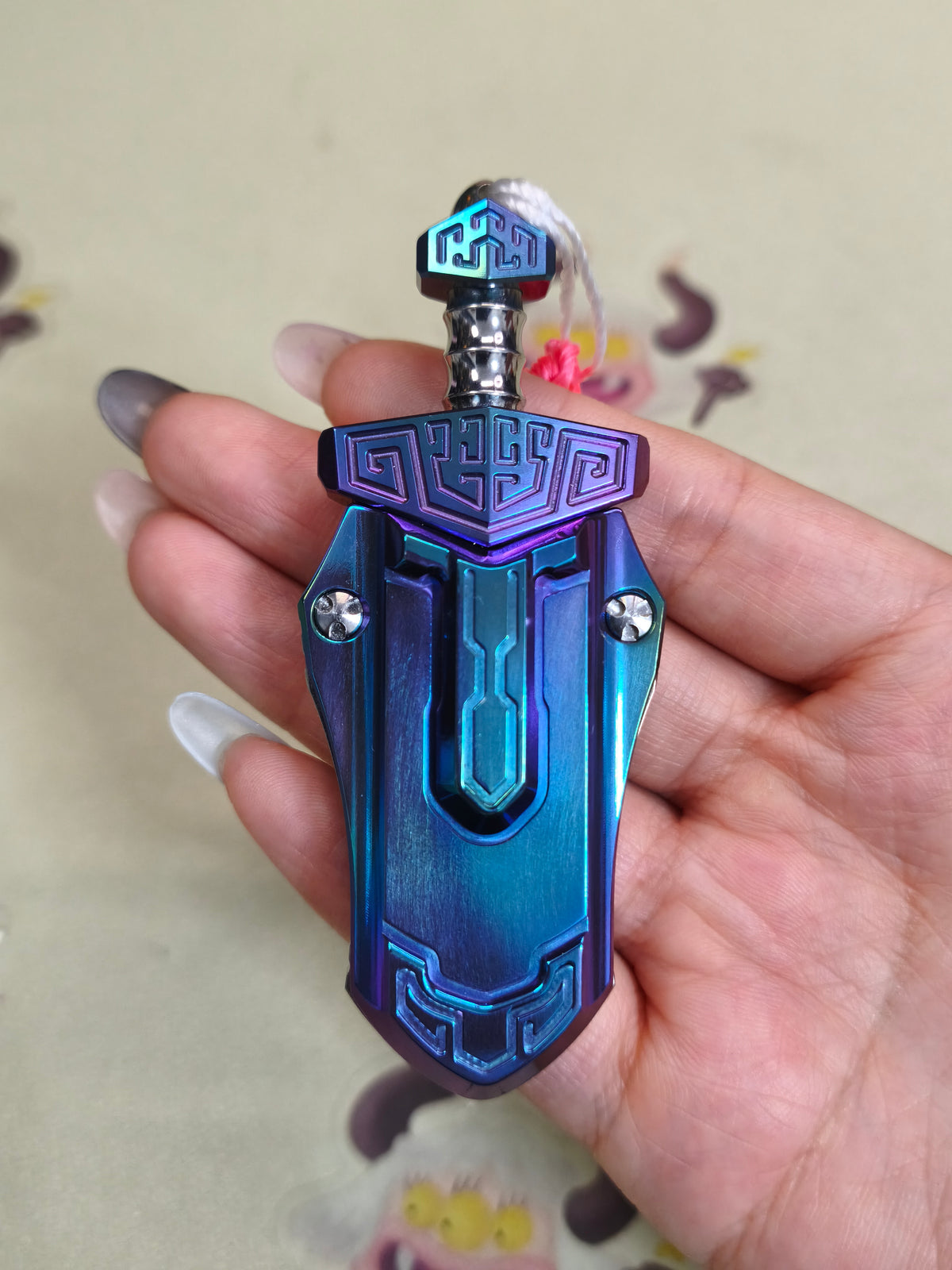 Taia Sword Zirconium Oil Slick