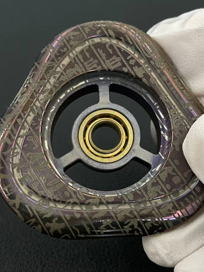 Zeppelin Zirconium Anodized Engraved Polished