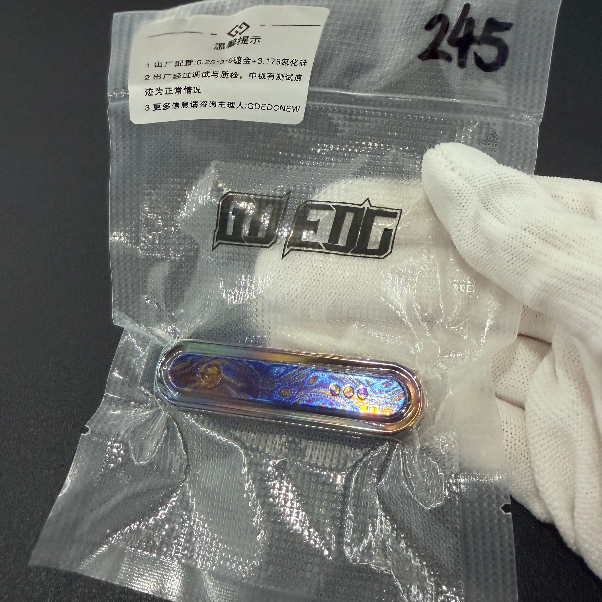 Spice Pin Zirconium Mokuti Brand New
