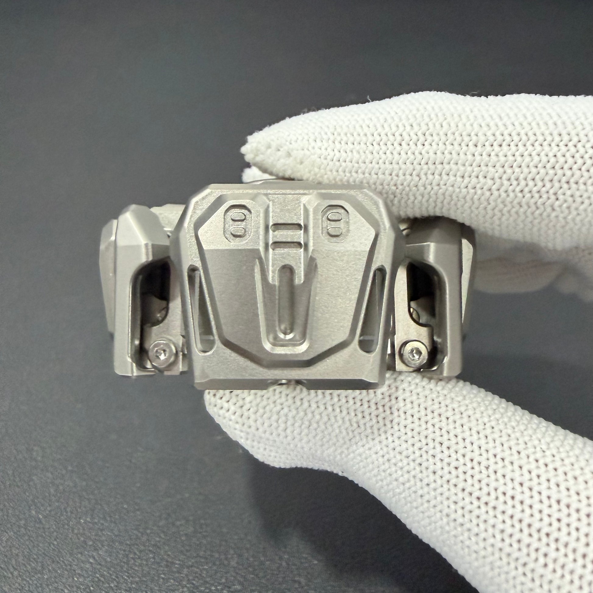 Ancient Iron Shell Opening Titanium Blasted