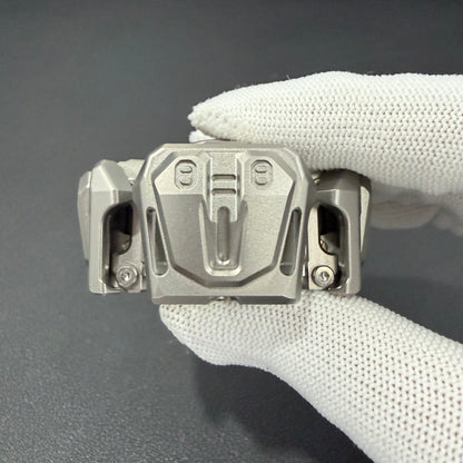 Ancient Iron Shell Opening Titanium Blasted