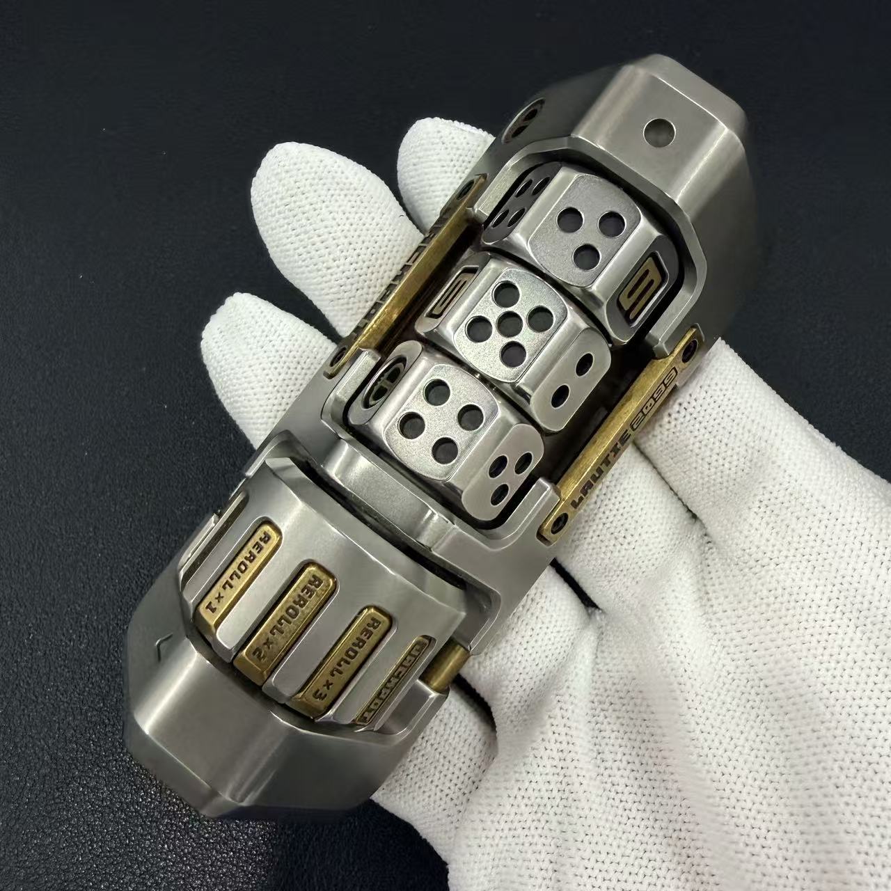 Jackpot 2.0 Deskset Brass Stainless Steel