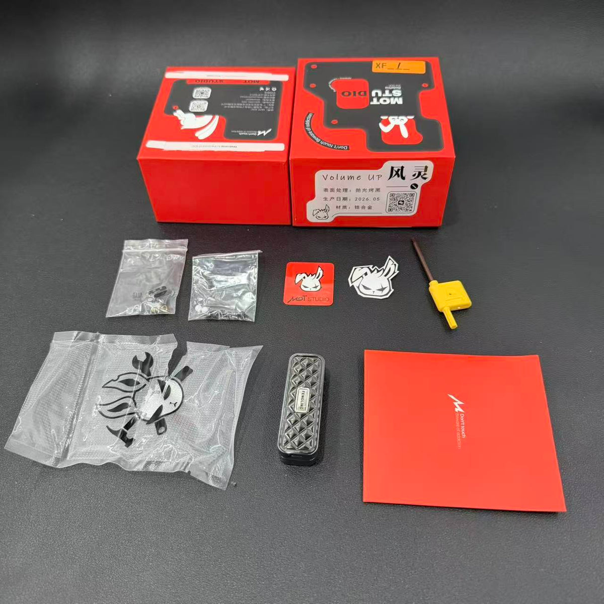 Feng Ling Zirconium Color-Anodized Polished