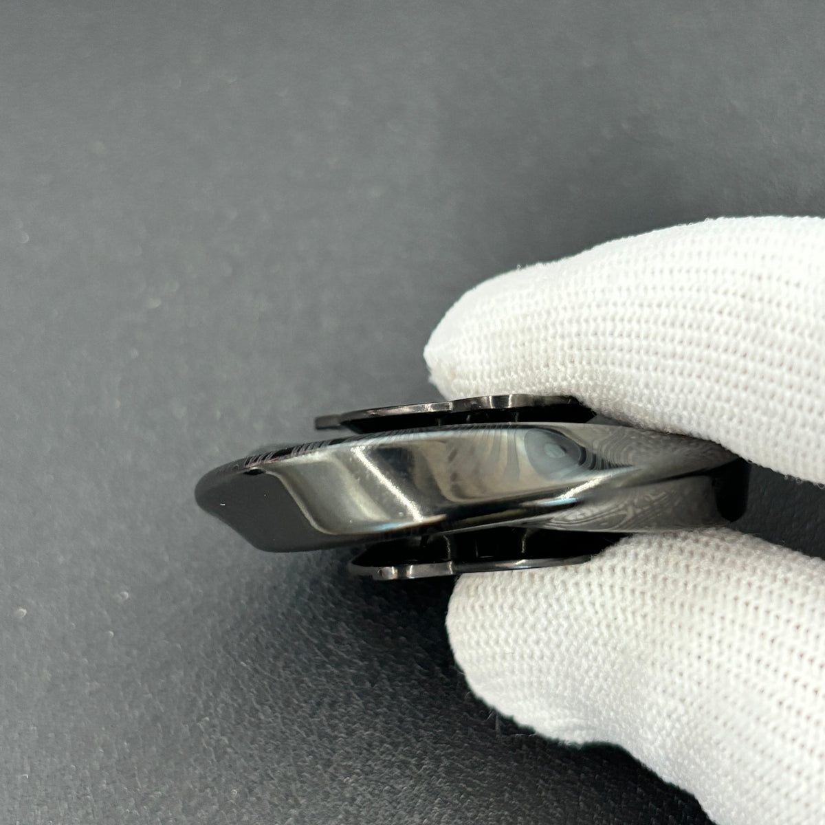 HALO Damasteel PVD Coated Engraved