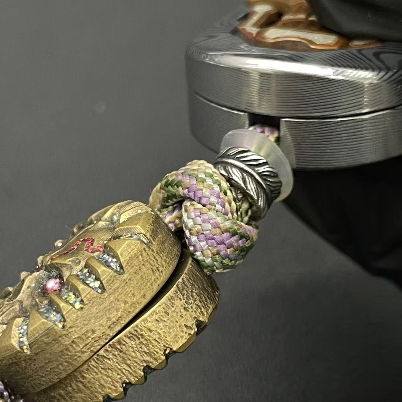 David'S Star Damasteel Copper Brass
