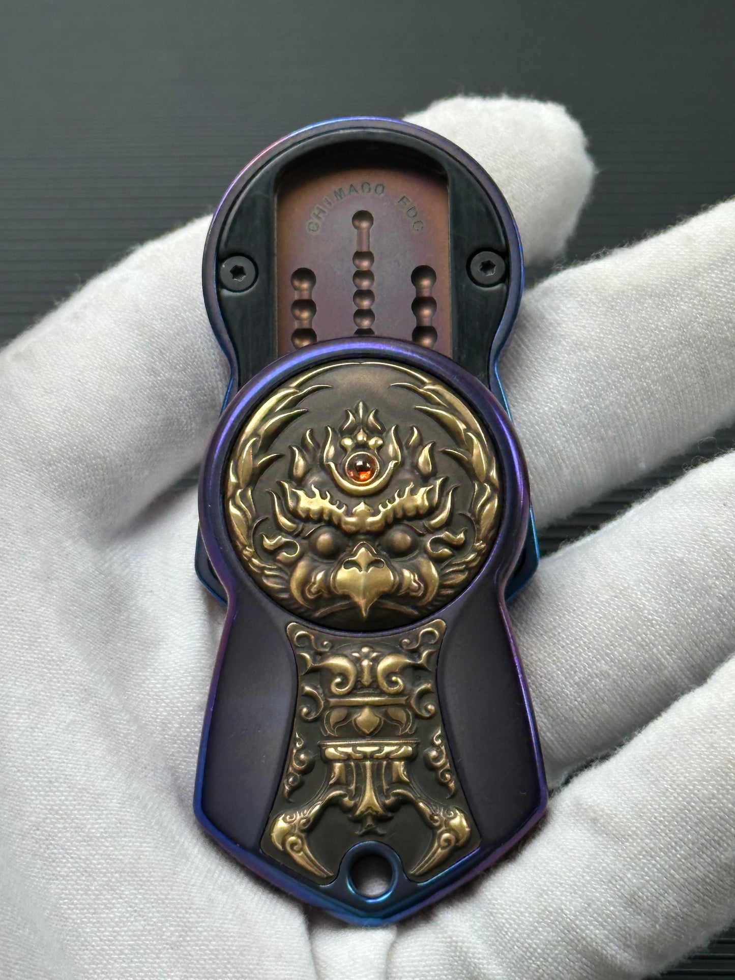 Demon Subduing Toga Tangcao Pattern Titanium