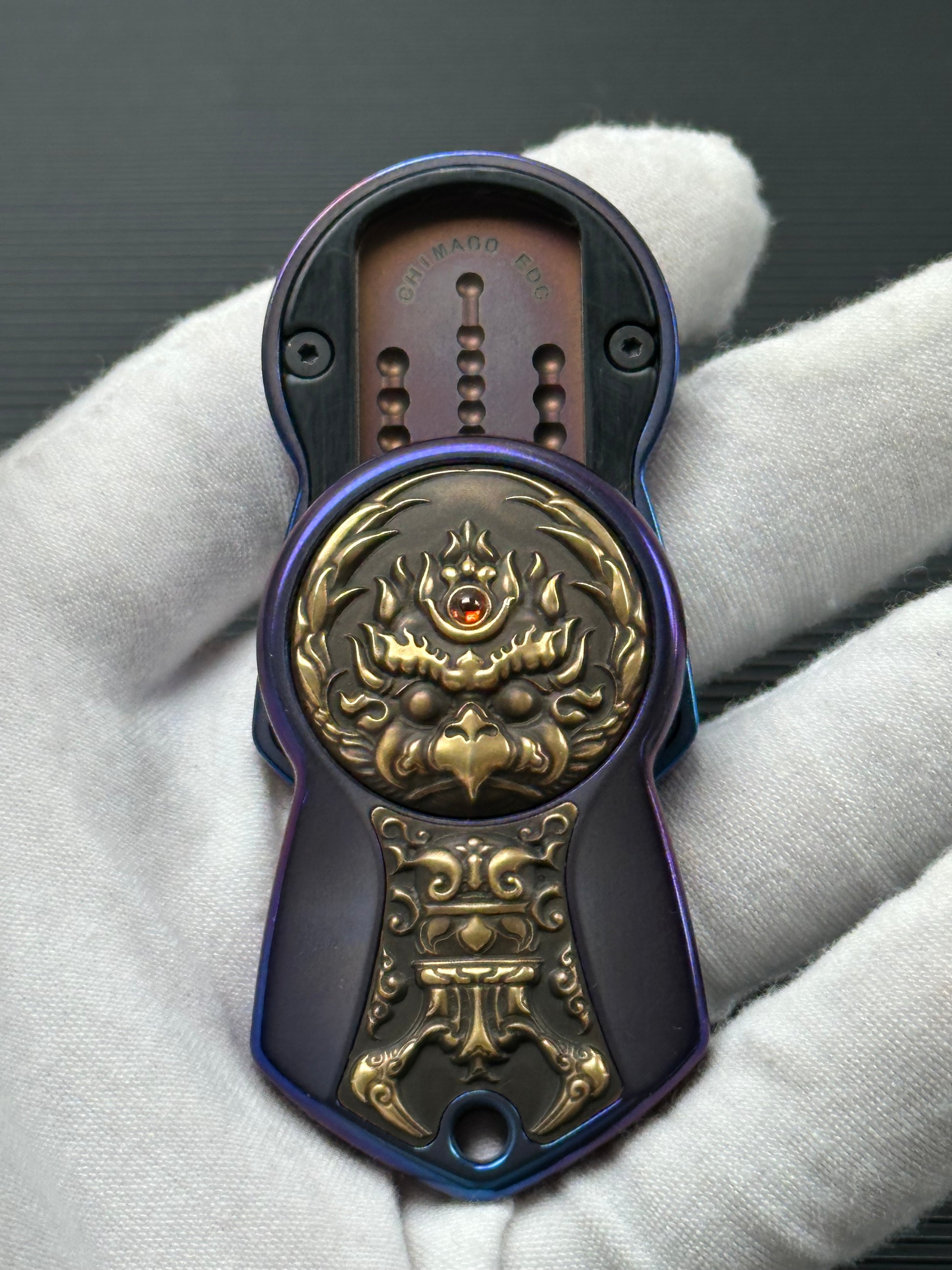 Demon Subduing Toga Tangcao Pattern Titanium