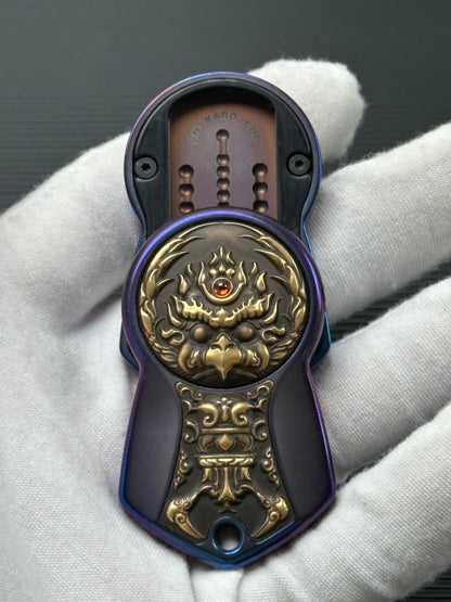 Demon Subduing Toga Tangcao Pattern Titanium