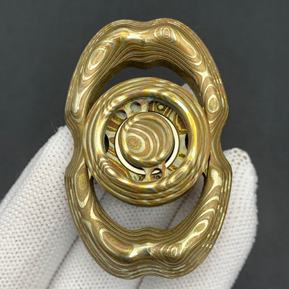 Obsidian Crystalized Mokume