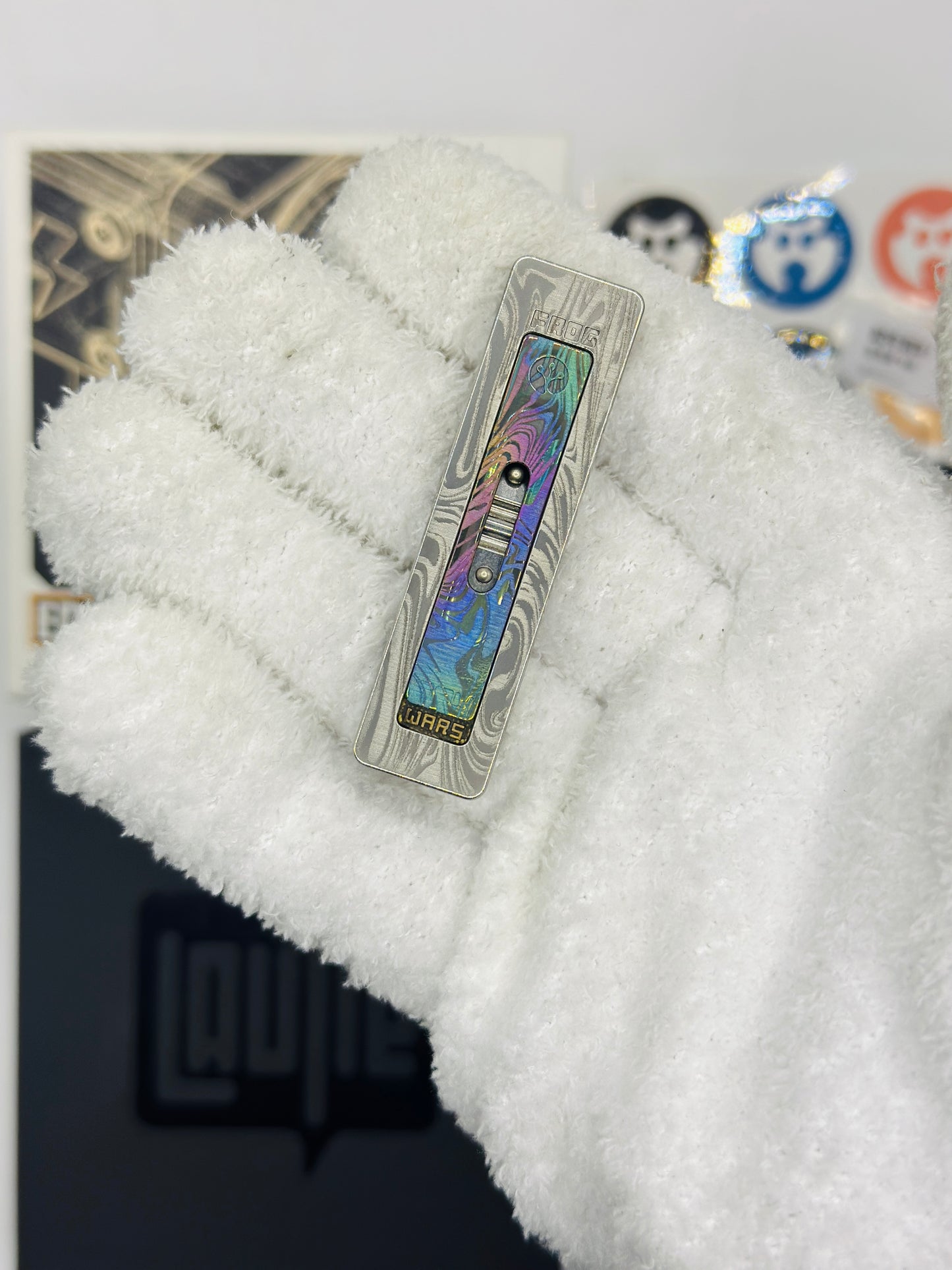 Frog Zircuti Stainless Steel Zirconium Damasteel PEEK