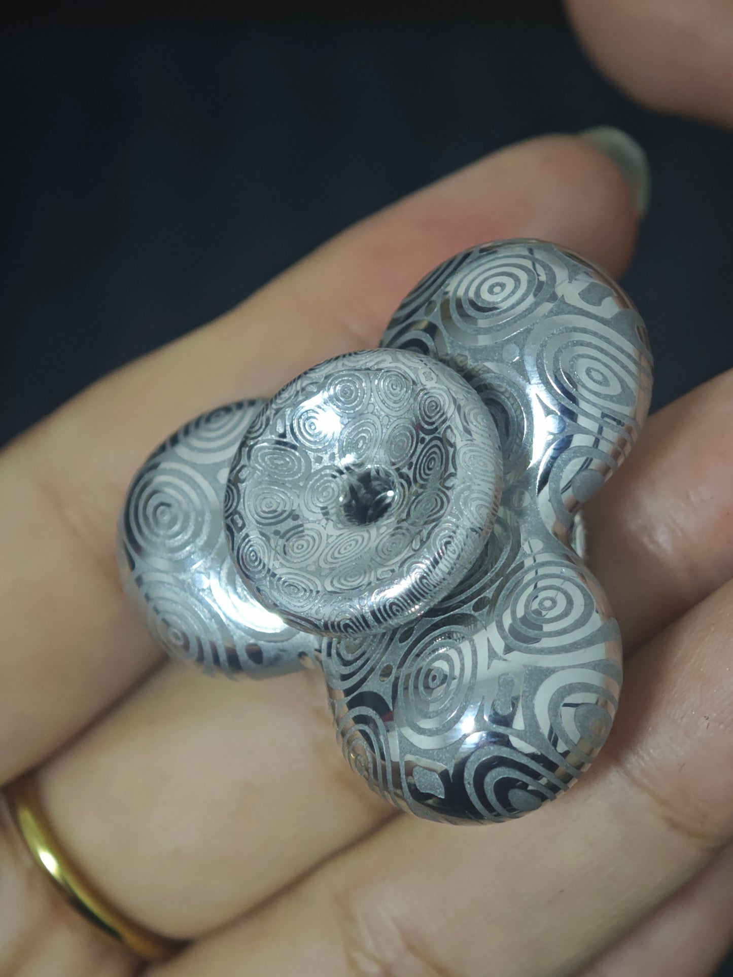 Cell Mini Damasteel Etched
