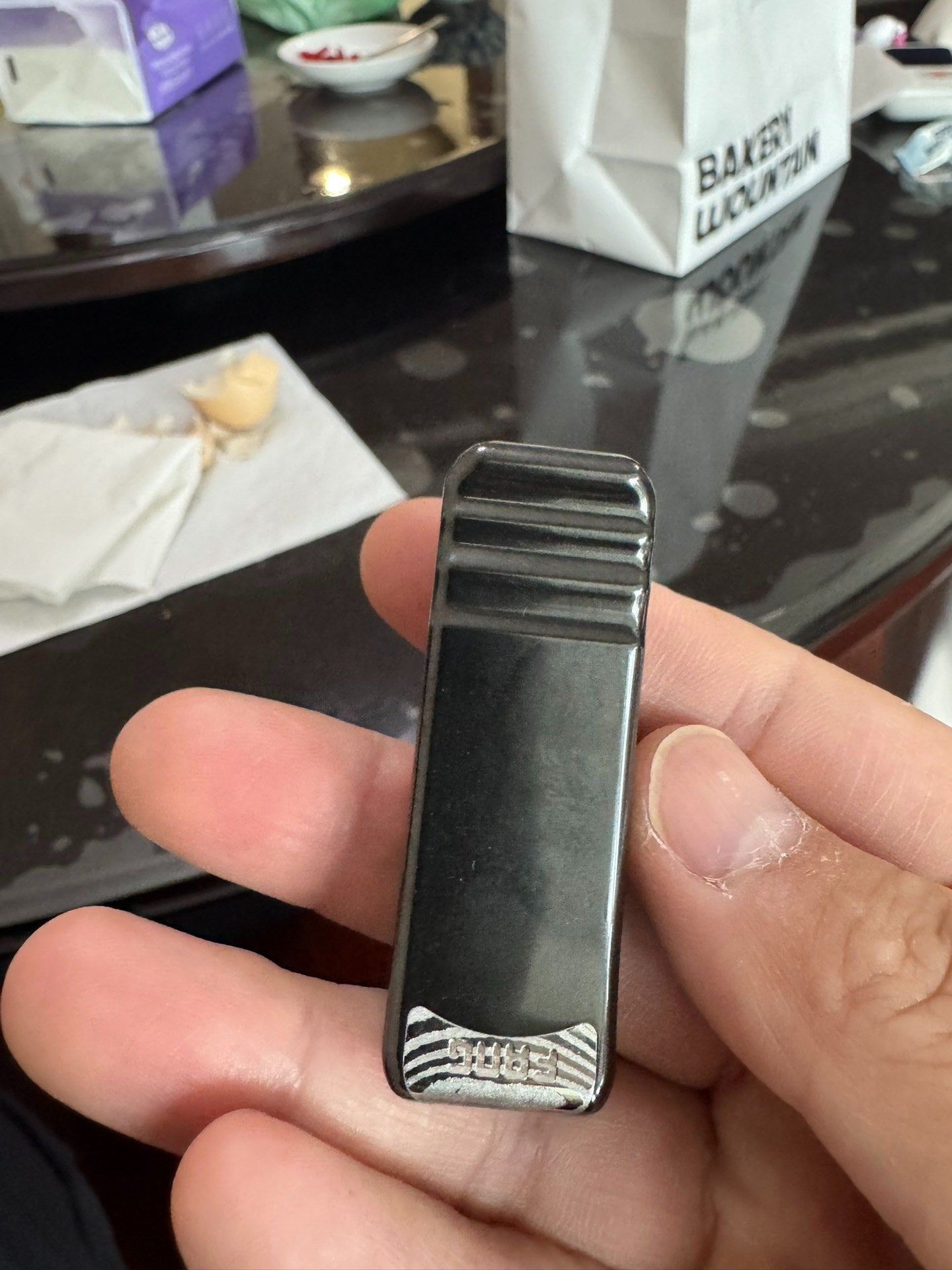 Snake Zirconium PEEK Damasteel