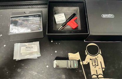 Snake Zirconium PEEK Damasteel