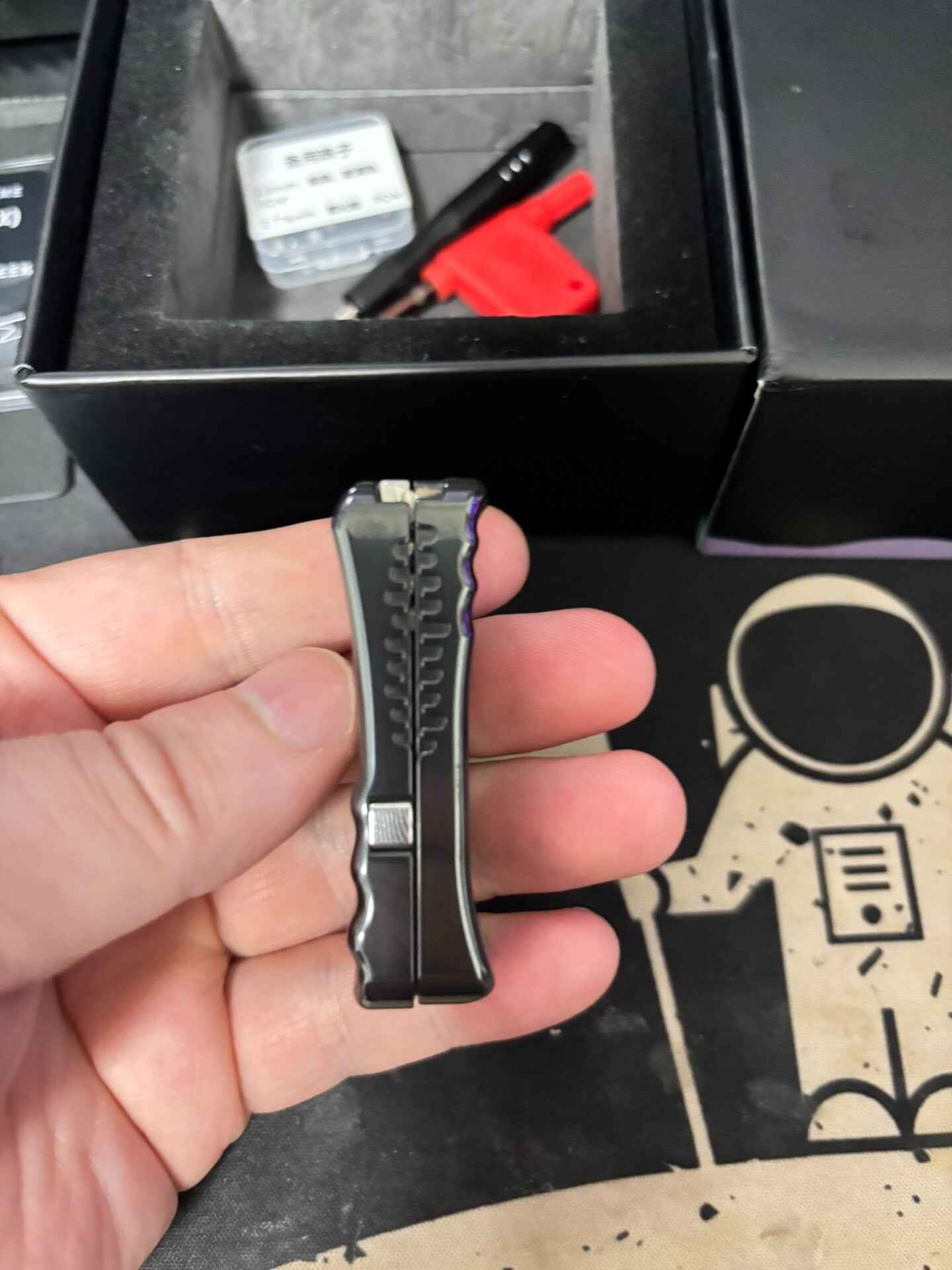 Snake Zirconium PEEK Damasteel