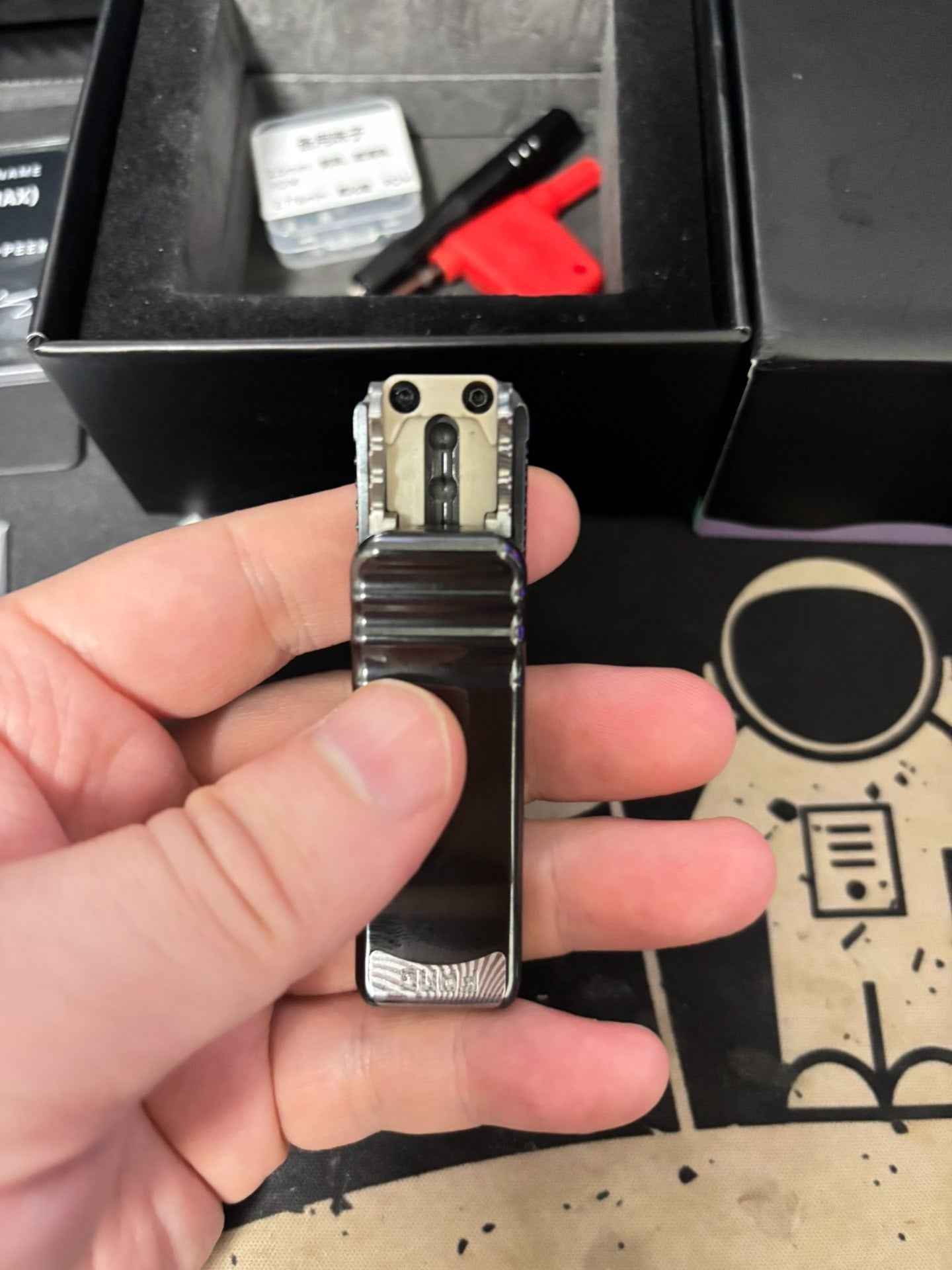 Snake Zirconium PEEK Damasteel