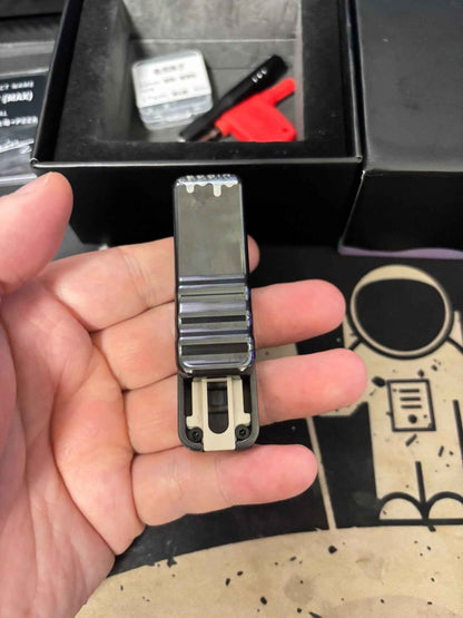 Snake Zirconium PEEK Damasteel