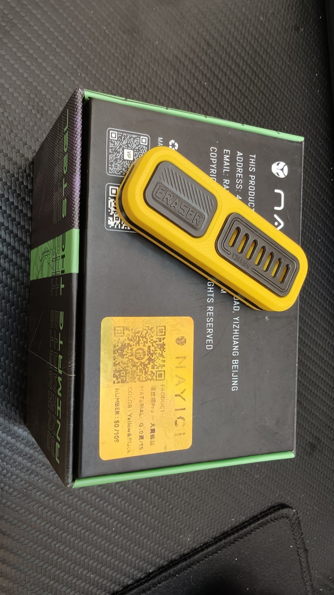 Eraser G10 Stainless Steel Titanium