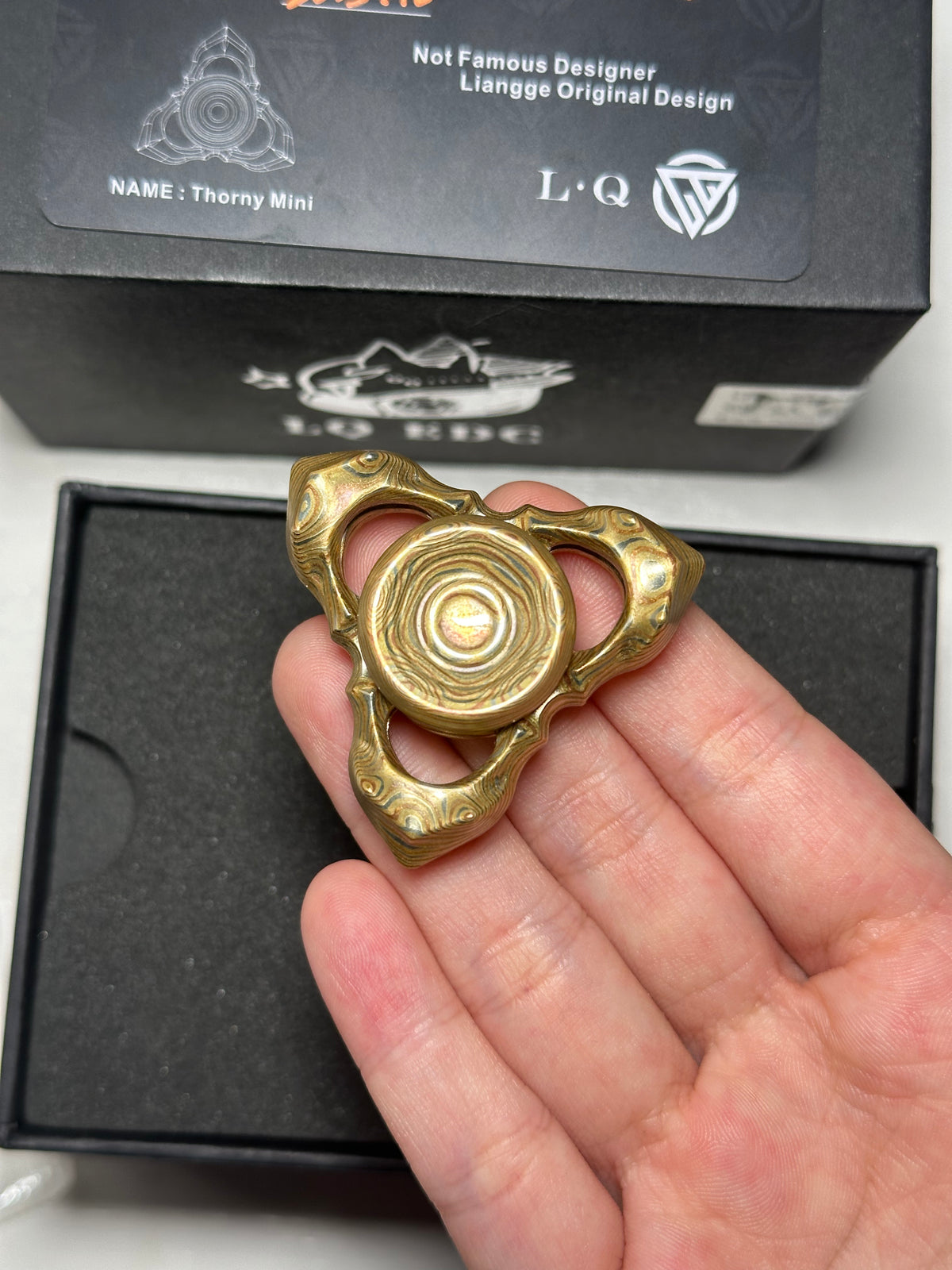 Thorns And Fog Mokume Etched
