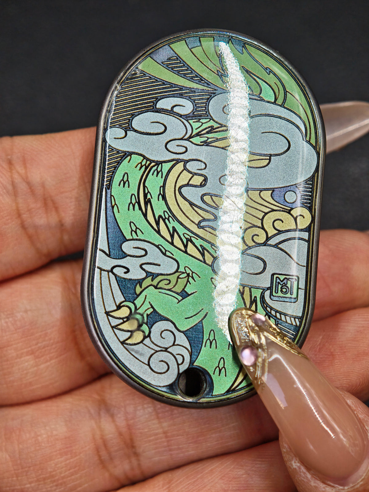 Dragon Rhythm Titanium Resin-Sealed
