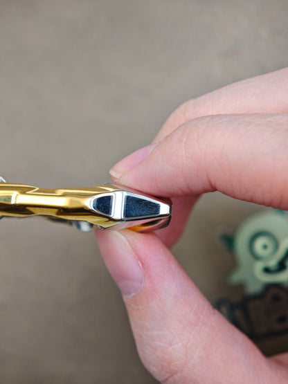 Flash Leap Stainless Steel Gold Plated