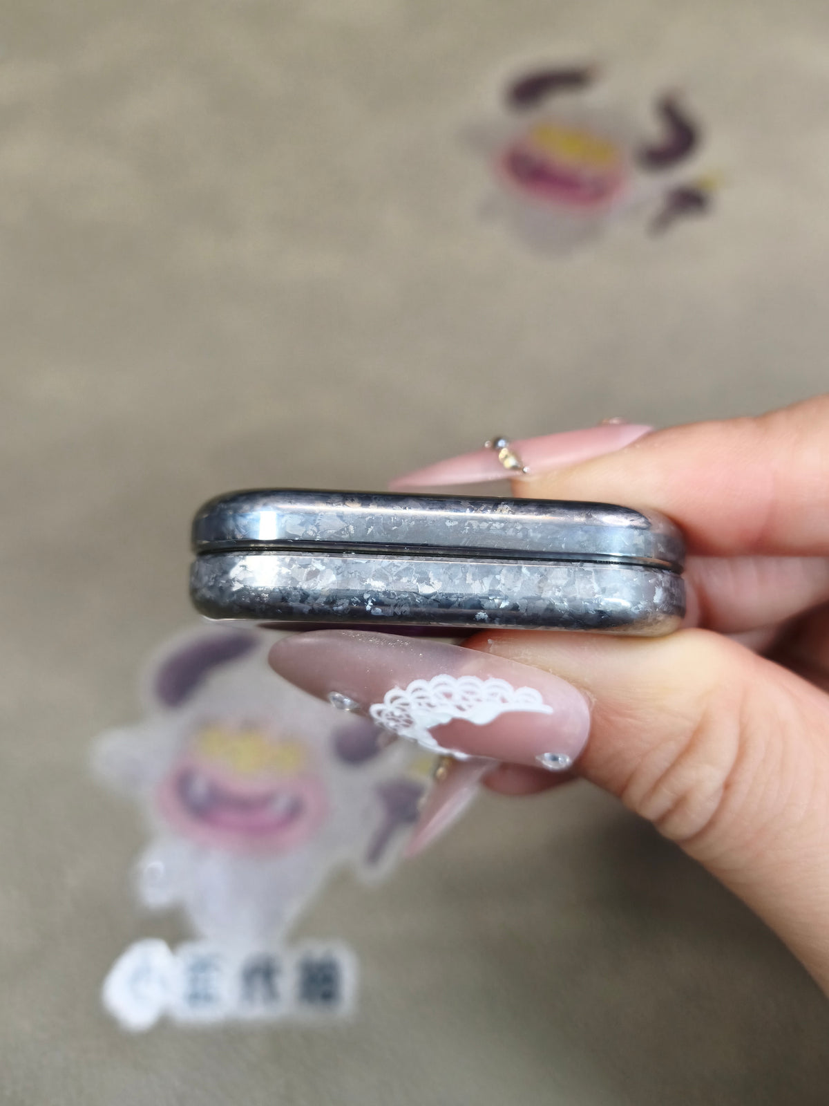 Top B Valentines Crystallized Titanium