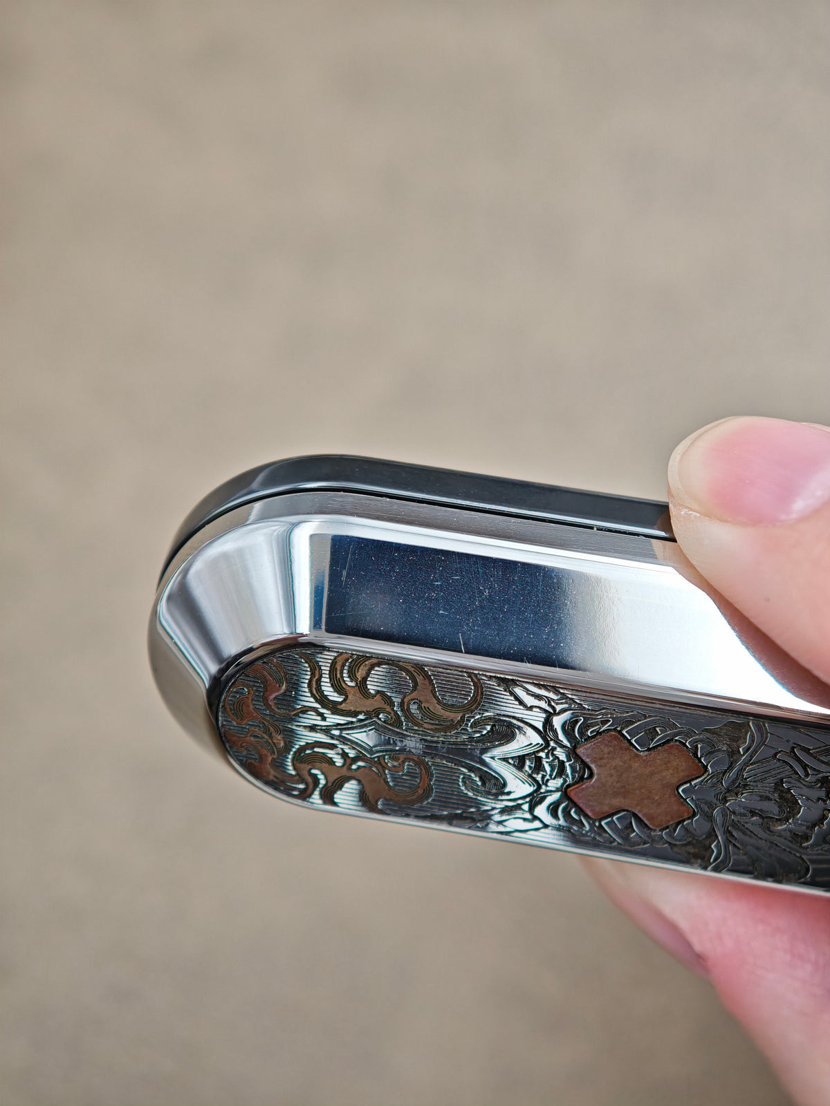 Axis Stainless Steel Engraved