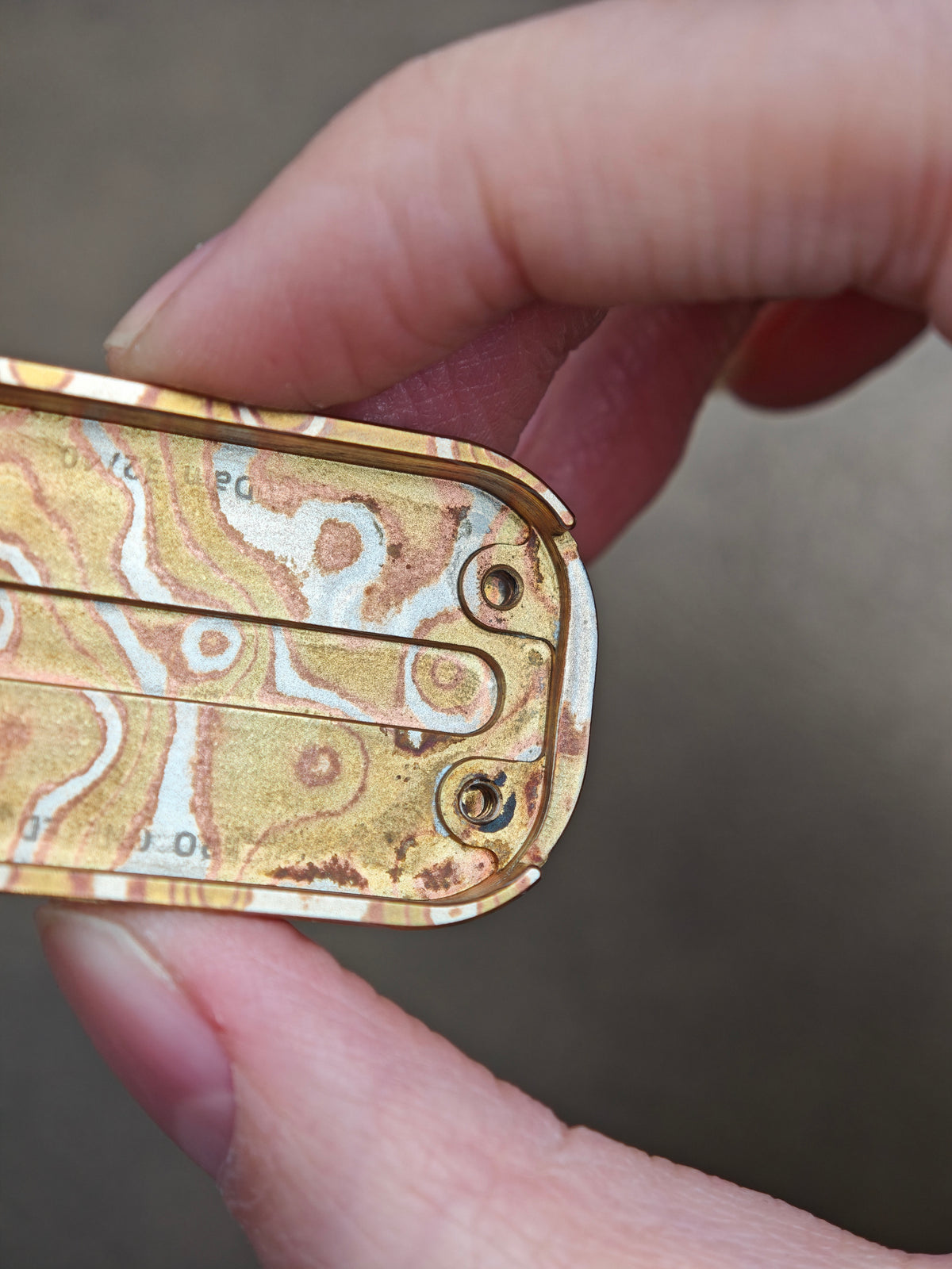 No.8 Shell Mokume