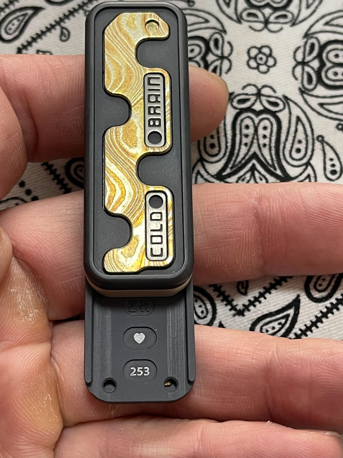 Snake Zirconium Mokume PEEK