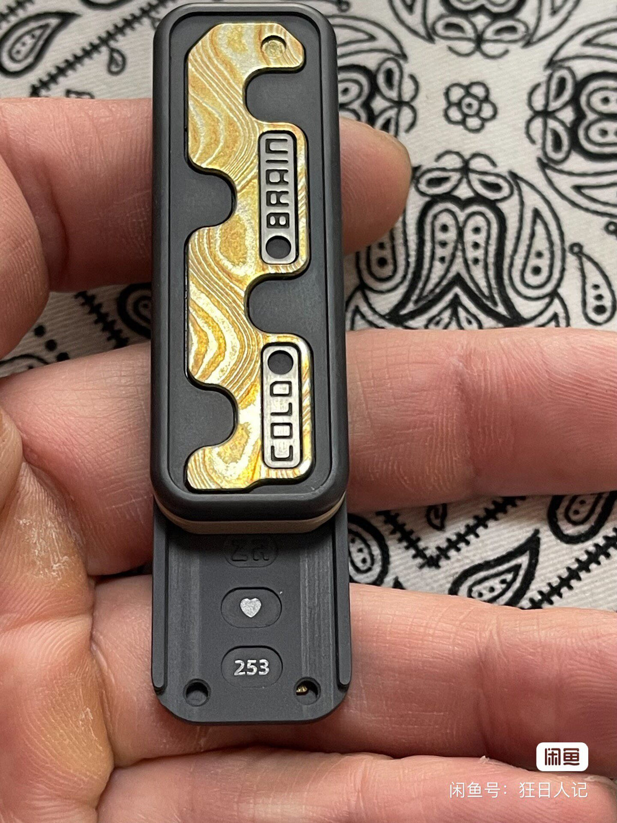 Snake Zirconium Mokume PEEK