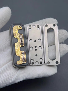 Snake Zirconium Mokume Stainless Steel PEEK