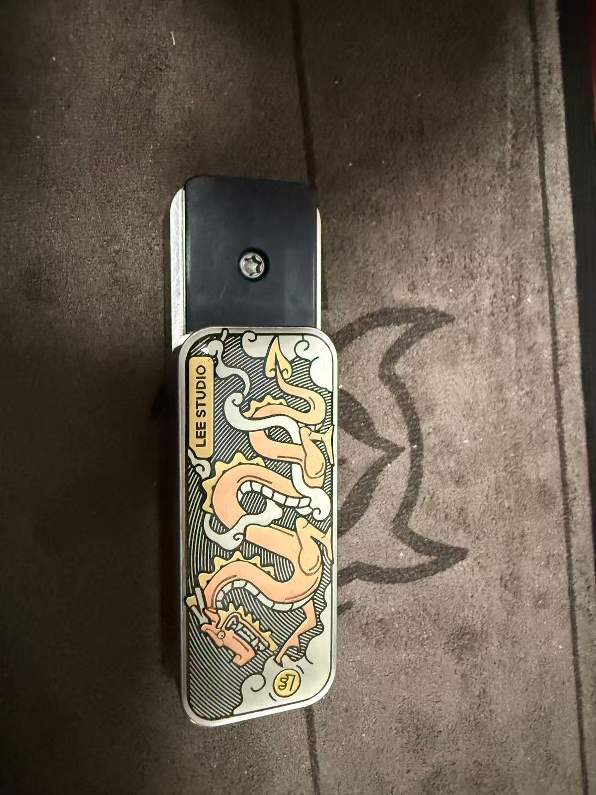 The Wandering Dragon Copper Resin-Sealed