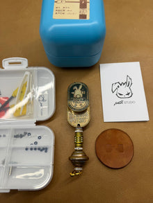 Grumpy Rabbit Rhythm Mokume Resin-Sealed
