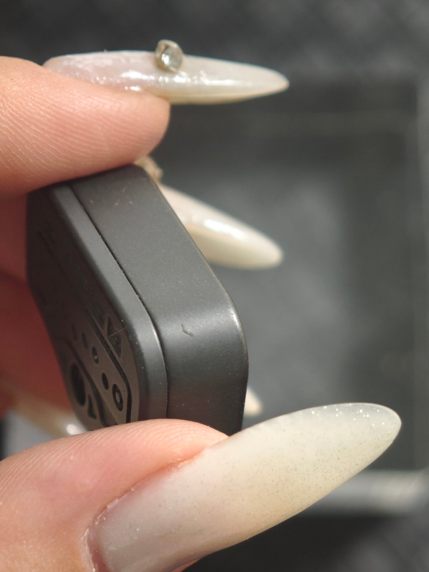 Demon Ji Emoji Pendant Zirconium Stonewashed