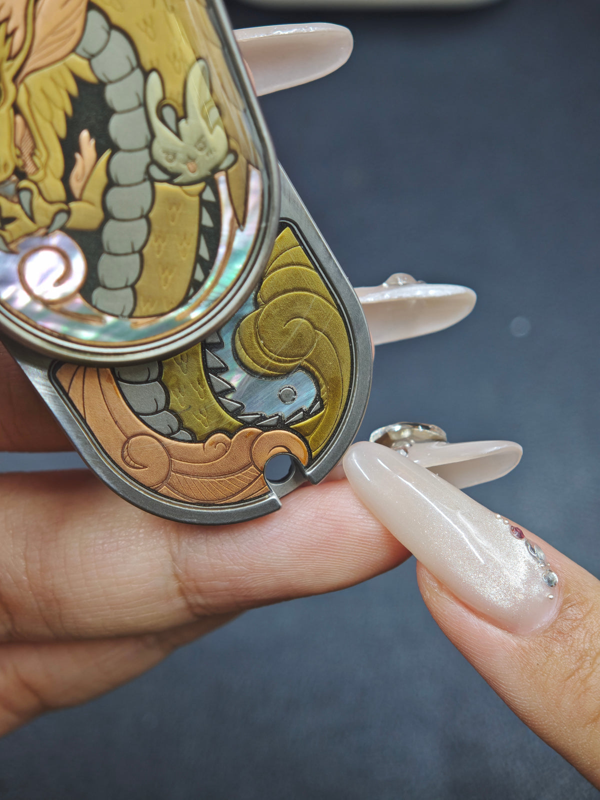 Couture Dragon Rhythm Titanium Resin-Sealed