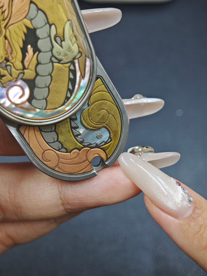 Couture Dragon Rhythm Titanium Resin-Sealed